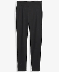 I.n.c. International Concepts Women's Rhinestone Twill Skinny Pants, Macy's Exclusive