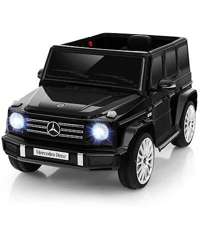Licensed Mercedes-Benz G500 Kids Ride-on Car 12V Battery Powered Truck Painted