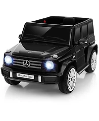 Licensed Mercedes-Benz G500 Kids Ride-on Car 12V Battery Powered Truck Painted