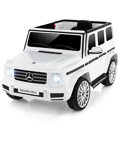 Licensed Mercedes-Benz G500 Kids Ride-on Car 12V Battery Powered Ride-on Truck Painted