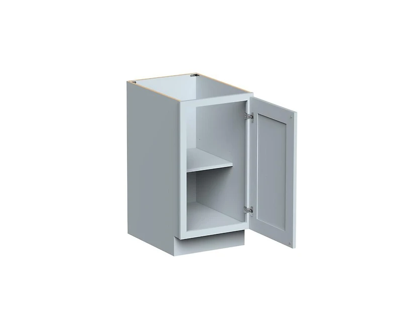 Casainc W18"x D24"x H34.5" Kitchen Base Cabinet with 2 Doors