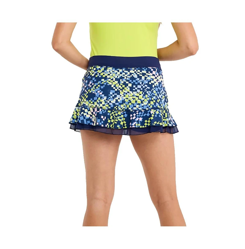 Sofibella Uv Colors 13 Inch Mixed Pixels Womens Tennis Skirt
