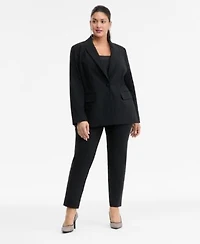 I.N.C. International Concepts Plus Size Rhinestone Peak Lapel Blazer Skinny Pants Macys Exclusive