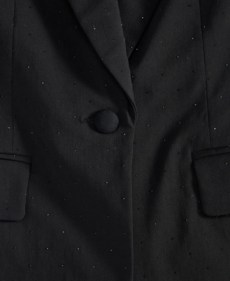 I.n.c. International Concepts Plus Embellished Peak-Lapel Blazer, Macy's Exclusive