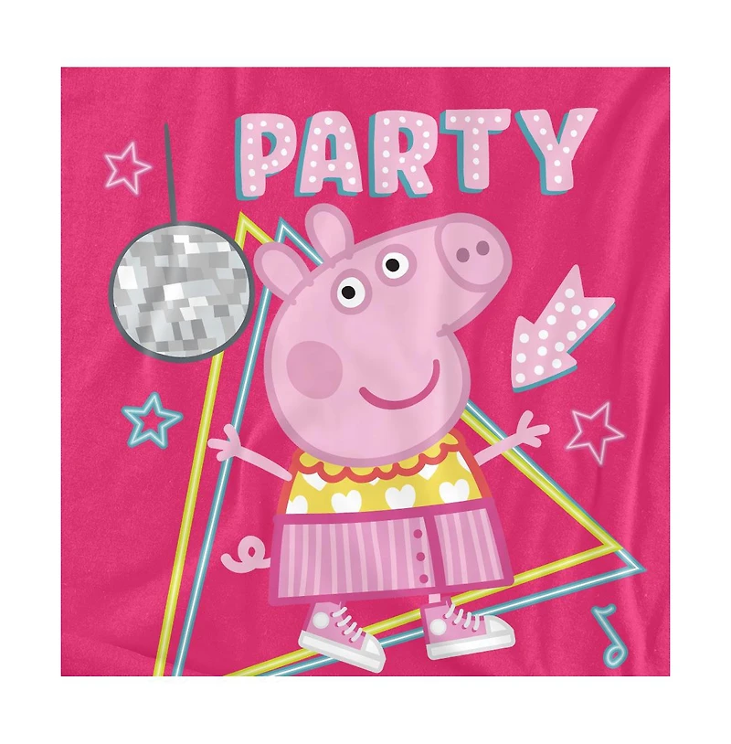 Logovision Men's Peppa Pig Disco Party Time T Shirt