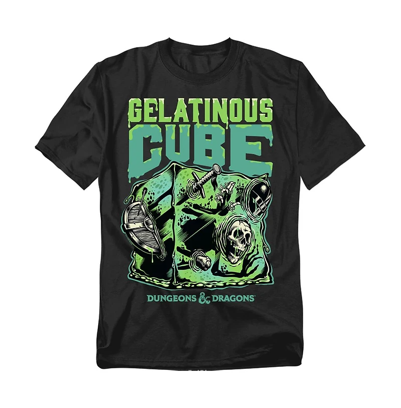 Logovision Men's Dungeons & Dragons Acid Gelatinous Cube T Shirt