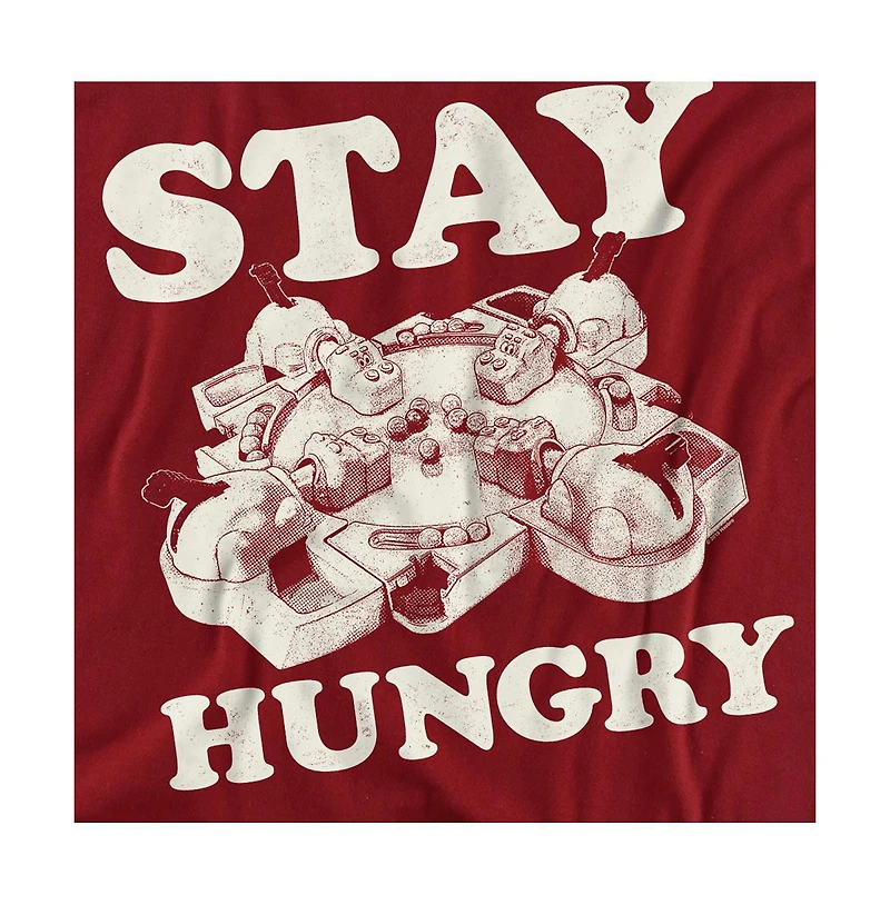 Logovision Men's Hungry Hippos Always Stay T Shirt
