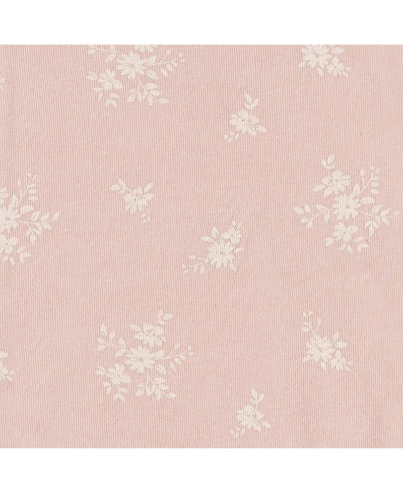 Just Born Baby 3-Pack Burp Cloths, Pink Florals, One