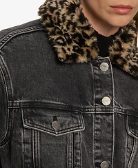 Sanctuary Women's Long Sleeve Boyfriend Trucker Jacket