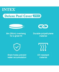 Intex 18' Round Debris Cover for Intex Ultra Frame Swimming Pools, Uv Resistant