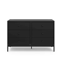 Graco Universal 6 Drawer Dresser - Black