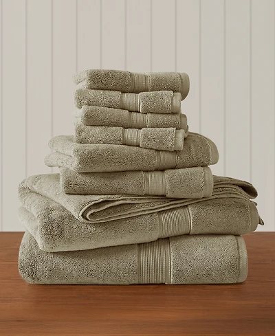 Madison Park Signature Luxury Zero Twist Cotton 8-Pc. Bath Towel Set