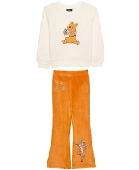 Hybrid Girls 2T-6X 2-Piece Pooh and Friends Top Leggings Set
