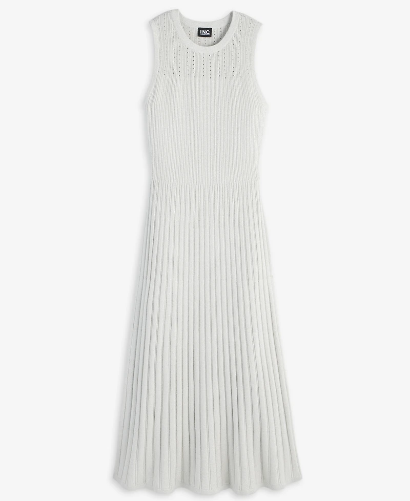 I.n.c. International Concepts Women's Sleeveless Metallic Sweater Dress, Macy's Exclusive