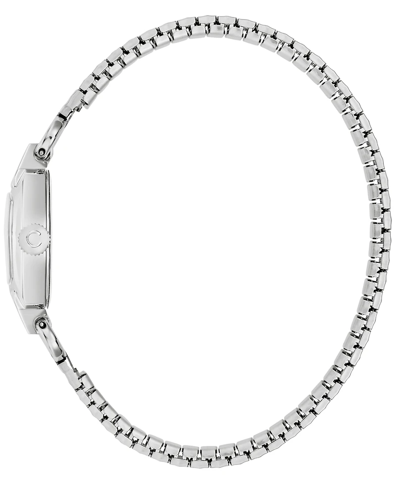 Caravelle Women's Vintage Classic Silver-Tone Stainless Steel Expansion Watch, 19mm
