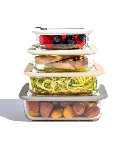 Bentgo Signature 8-Pc. Glass Food Storage Set
