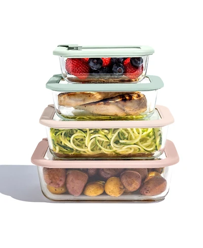 Bentgo Signature 8-Pc. Glass Food Storage Set
