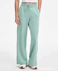 Id Ideology Women's Relaxed High-Rise Flare-Leg Fleece Pants, Macy's Exclusive