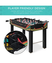 Best Choice Products 48in Competition Sized Foosball Table for Home, Game Room w/ 2 Balls