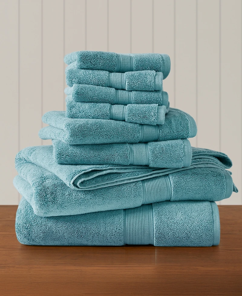 Madison Park Signature Luxury Zero Twist Cotton 8-Pc. Bath Towel Set