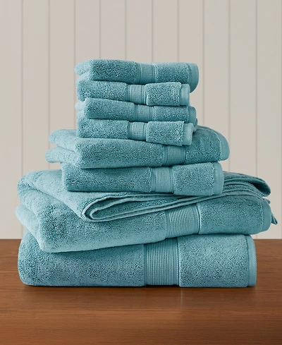 Madison Park Signature Luxury Zero Twist Cotton 8-Pc. Bath Towel Set