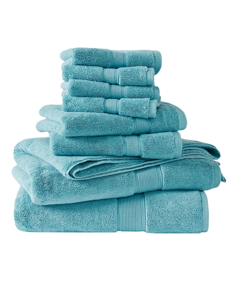 Madison Park Signature Luxury Zero Twist Cotton 8-Pc. Bath Towel Set