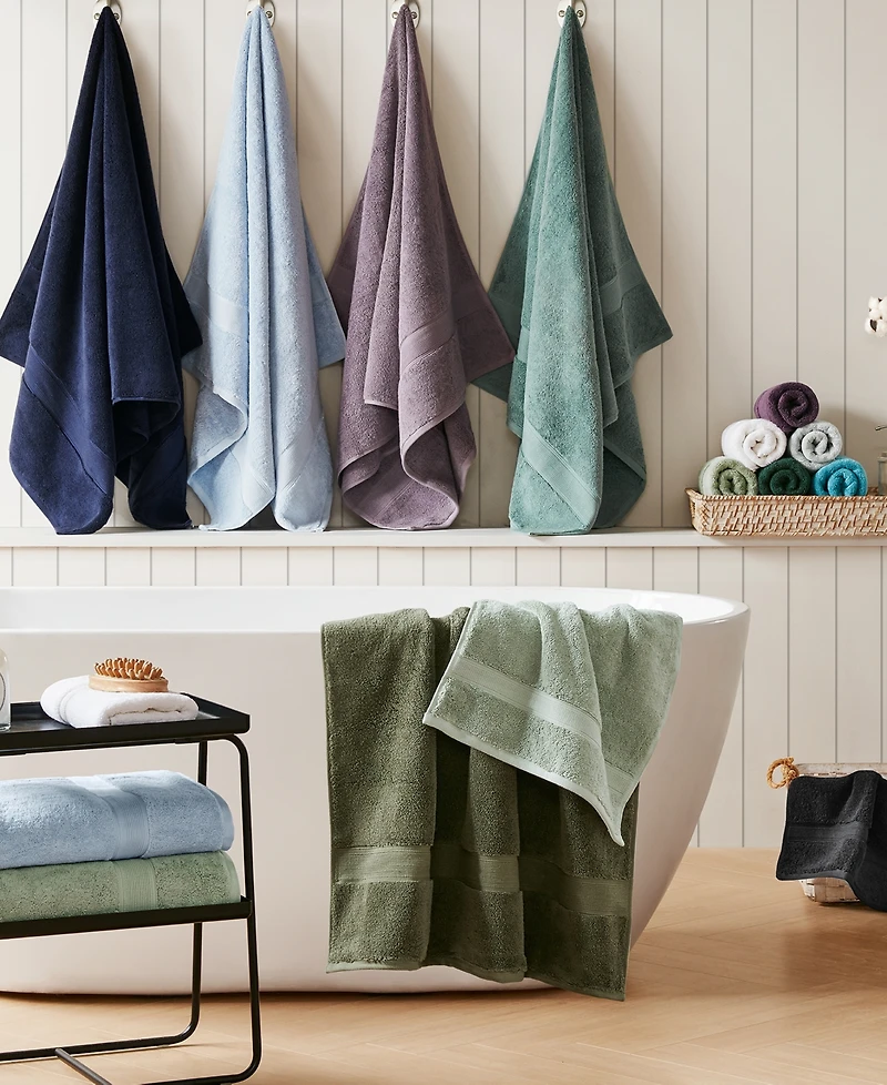 Madison Park Signature Luxury Zero Twist Cotton 8-Pc. Bath Towel Set