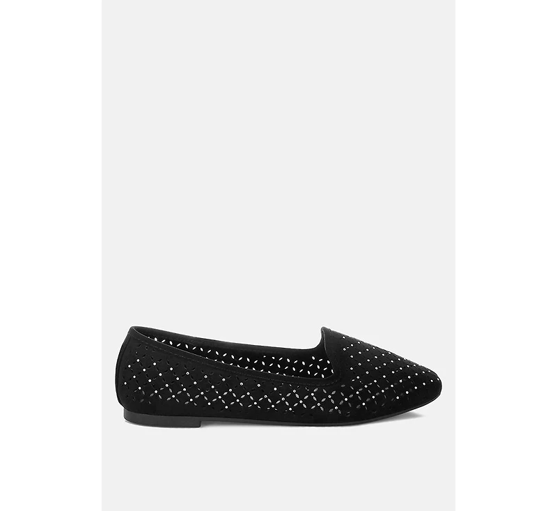 London Rag Kyrie Cut Out Detail Ballerinas Women