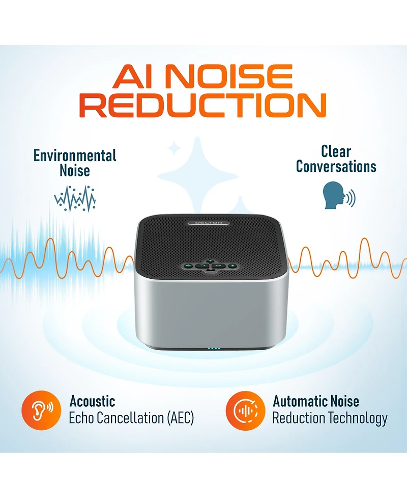 Delton C9270 Wireless Conference Speaker with 2 Mics (DSC9270S)