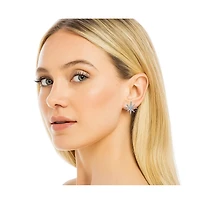 Star Stud Earrings Cubic Zirconia