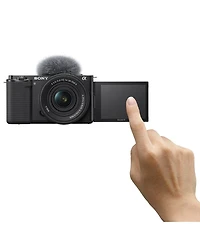 Sony Zv-E10 Mirrorless Camera with E Pz 16-50mm f/3.5-5.6 Oss Ii Lens, Black