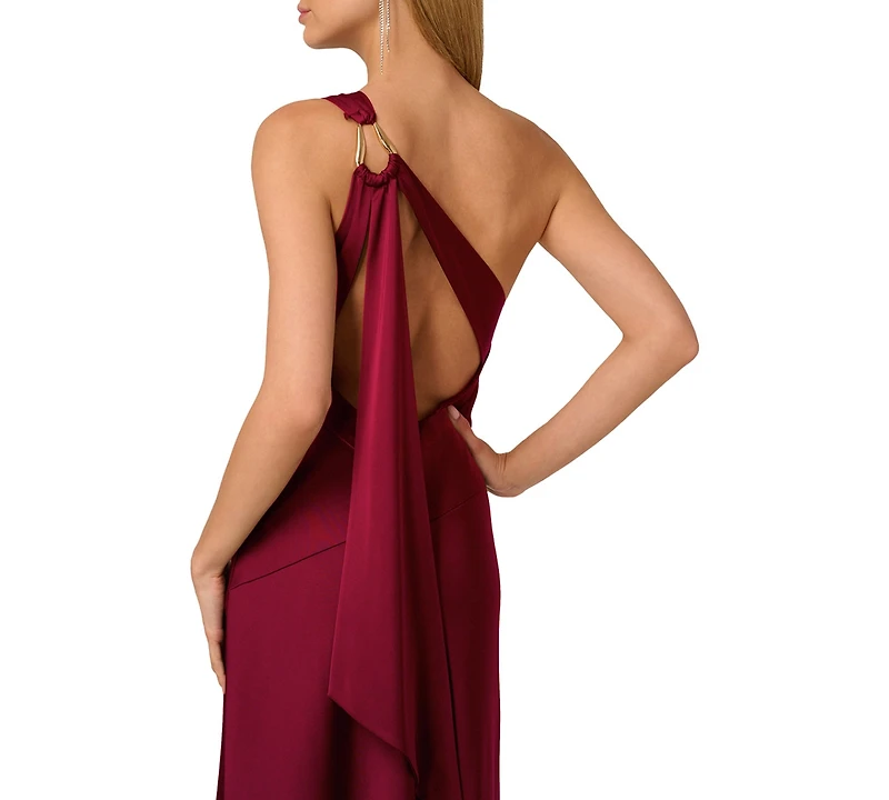 Adrianna Women's Stretch One-Shoulder Dress