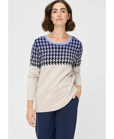 Olsen Women's Houndstooth Sweater