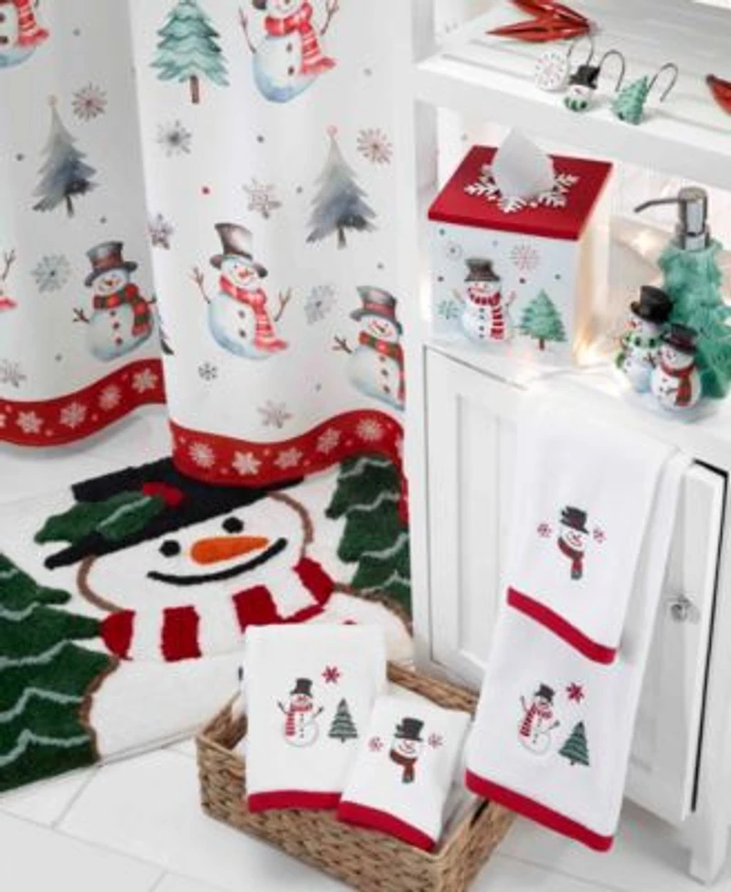 Avanti Winter Snowman Bath Collection