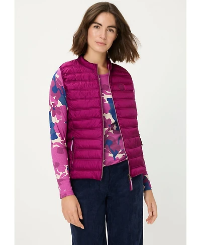 Olsen Women's 2-in-1 Reversible Quilted Vest