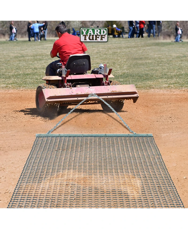Yard Tuff Ytf-68TBDM Atv/Utv 6' x 8' Zinc Plated Field Surface Leveling Drag Mat