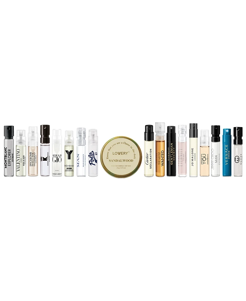 Macy's 18-Pc. Favorite Scents Sampler Set For Him Eau De Parfum Fragrance Kit
