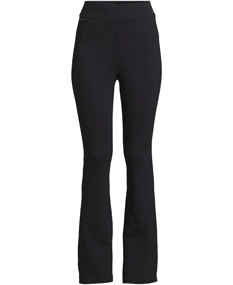Lands' End Women's Tall Starfish High Rise Pull On Flare Pocket Pants