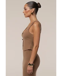 Jluxlabel Women's Soft Sands Knit Skirt Set