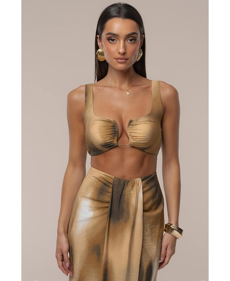 Jluxlabel Women's Flowing Elegance Maxi Skirt