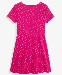 Epic Threads Girls 5-20 Floral Print Short-Sleeves Dress, Macy's Exclusive