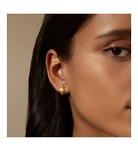Satya Jewelry Little Joys Dot Huggie Hoop Earrings
