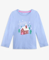 Epic Threads Toddler Girls 2T-4T Gingerbread House Long-Sleeve T-Shirt, Macy's Exclusive