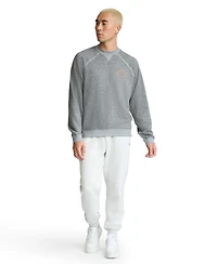 Champion Men's Raglan Crewneck Logo Sweatshirt