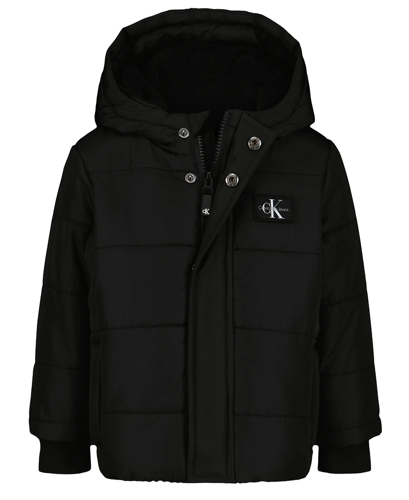 Calvin Klein Baby Boys Ckj Wordmark Puffer Jacket