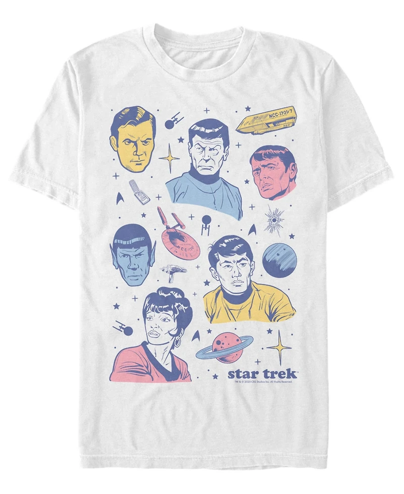 Fifth Sun Men's Star Trek: The Original Series Crewneck T-Shirt