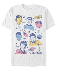 Fifth Sun Men's Star Trek: The Original Series Crewneck T-Shirt