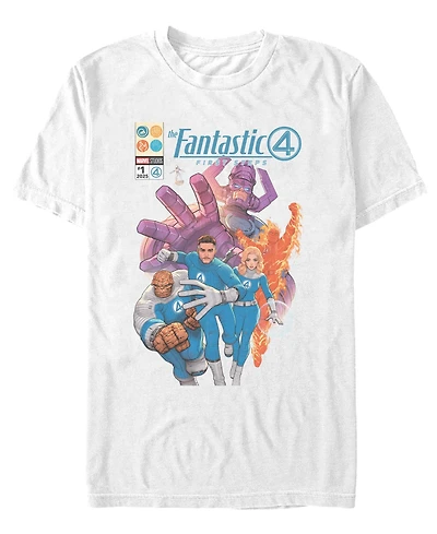 Fifth Sun Men's Fantastic 4 First Steps Crewneck T-Shirt