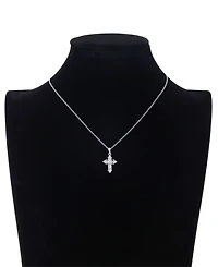 Unwritten Cubic Zirconia Cross Pendant Necklace