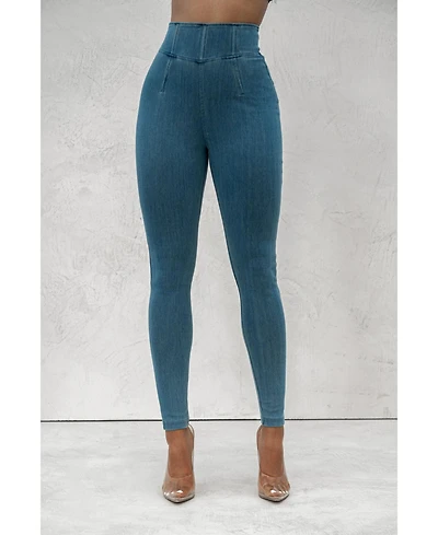 Jluxlabel Women's Alice High Waisted Jeans
